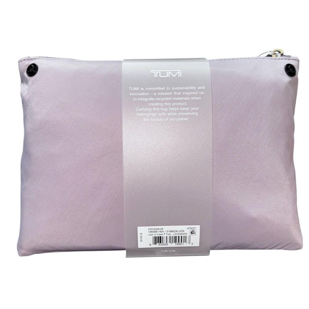 NWT TUMI ‘JUST IN CASE’ TOTE LAVENDER - Picture 4 of 4